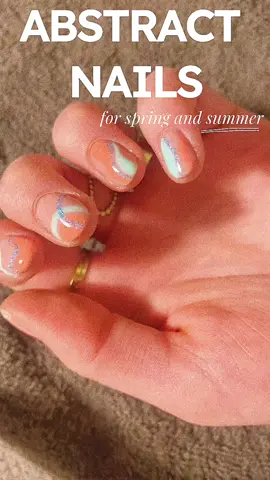 peachy blue nail art perfect voor de lente 🧡🩵  #nails #nailart #nailinspo #pinkgellac #nailsathome #nailarttutorial #tutorial #naildesign #shortnailart #kortenagels  #rubberbase 