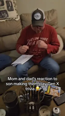 Mom and dad’s reaction to son making them play Gen X trivia. #dad #genx #trivia #reaction #family #comedy #funny #drama #husbandwife #marriage #relatable #relationships #dadsbelike #dadsoftiktok #dadjokes #foryou #fyp #trend #trending #this #original 