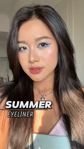Summer eyeliner💓 Colorful Eyeliner to try, even if you're a beginner ✨#thuvienmakeup  #makeup #makeuptutorial #beauty #beautytips #eyes #Eyeliner