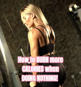 HOW TO BURN CALORIES WHEN YOU’RE DOING NOTHING!!  Unlock the secrets to burning calories effortlessly! 💪🔥  Learn how simple actions like walking, strength training, and smart nutrition choices can supercharge your metabolism and banish belly fat.  Ready to transform your body even when you’re resting?  Let’s do this! #FitnessGoals #metabolismbooster 