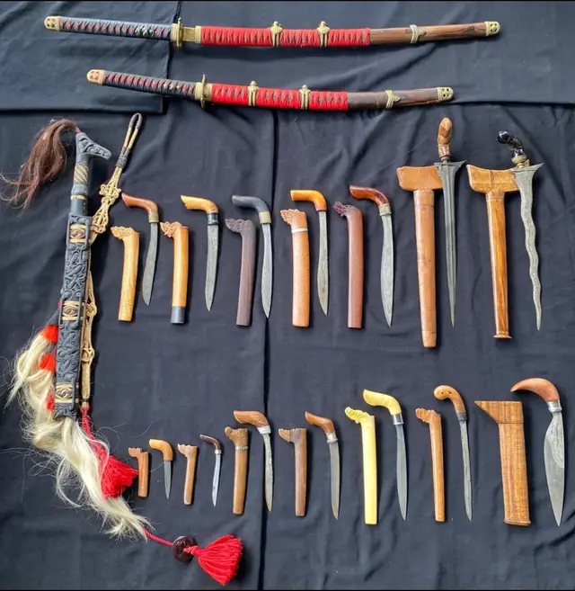 Koleksi pribadi,sicantik dan sitampan😎 #badik #pusaka #sulawesiselatan #bugis #keris #badikbugis #badikmakassar 