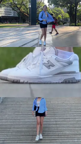 There she goes with the New Balance 550! Slay the day with 550s 🤌🏻✨ #NewBalance 