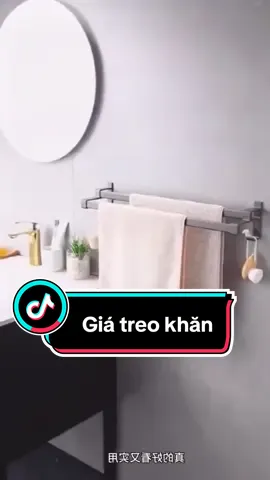 Giá treo khăn mặt không cần khoan lỗ #xuhuong #thinhhanh #trending #viral #xu_hướng #noidiatrungquoc #giadungnoidia_24 