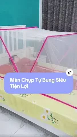 Màn Chụp Tự Bung Hình Vuông Đuổi Muỗi #manchupgapgon #manchuptubung #manchupchobe #manchupthongminh #xuhuongtiktok #thinhhanh 