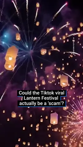 A lantern festival is being compared to the infamous Fyre Festival and disastrous Willy Wonka Experience amid fears the event is a huge social media scam. 
‌Thousands of people have paid for tickets to ‘Lantern Festival UK’, which is supposedly taking place in London and Birmingham.  
‌But they’re yet to confirm where and how the event is taking place, with no actual location revealed and nearly two-thirds of British councils having banned sky lanterns. #lanternfestival #lanternfestivaluk #lanternfestival2024 #lanternfestival #londonnews #londonfyp #londontok #birmingham #birminghamnews #london #f #fy #fyp #tok #lantern #skylantern #skylanternfestival 
