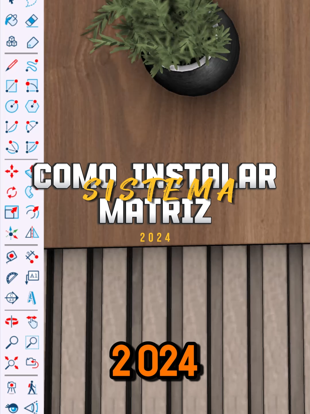 Plugin Sistema Matriz para SketchUp 2024 #Diseñador #Interiores #Modelado