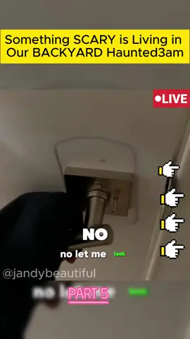 Something Scary Is living in Our Backyard Haunted 3Am #fyp #foryou #house #family #horrors #scary 