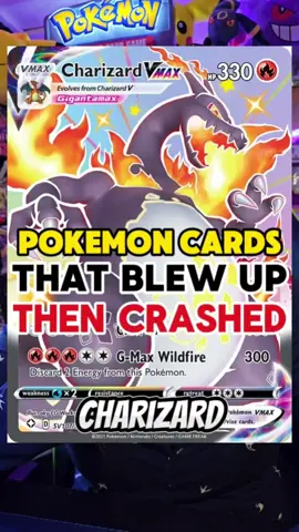 The bigger they are the harder they fall... #pokemoncards #charizardvmax #pokemoninvesting #pokemontcgcommunity #pokemoncardscollector 