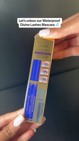 Let’s unbox our water proof Divine Lashes mascara 💦 ASMR Edition!  #fyp #maxfactor #divinelashes #mascara #ASMR #unboxing  #mascarahacks #mascarareview 