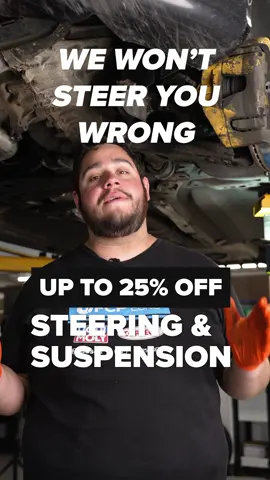 It can be difficult to keep track of all the things that can go wrong with your car’s suspension, from control arms to ball joints, end links, and so on. Here are some of the most common things that go wrong in the system and how to diagnose an issue if one arises. Now's the best time to address these issues with up to 25% off all steering & suspension from now through 4/23! Head to the FCP Euro site to shop now 🛞 ➖➖➖➖➖➖➖➖ #fcpeuro #carsoftiktok #carparts #carcommunity 