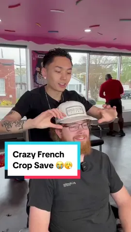 Crazy French Crop Save  We did a longer french crop because of his thin hair. Anything short would expose his receding corners. He got a low/mid fade on the sides. LINK IN BIO TO SET AN APPOINTMENT ‼️ _______________________________________ ##richmondvabarber##richmondva##vabarber##rvabarber##barber##fade#haircut #nguyensteadycutting #frenchcrop  