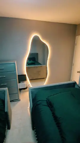 Espejo en ondas 😍🔥. #espejo #decoracion #espejoconluces #viral #flypシ #tiktok 