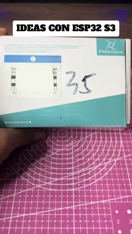 FREENOVE ESP32-S3 CAM.                             #ideas #esp32s3 #esp32 #arduino #python #iot #ia #DIY #alexa #tecno #proyectos 