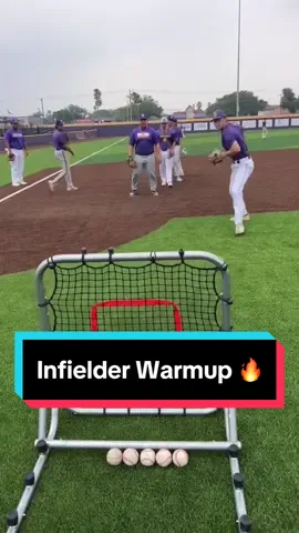 Solid warmup drill to get the blood flowing 🔥 #baseball #fieldingdrills #homerun 