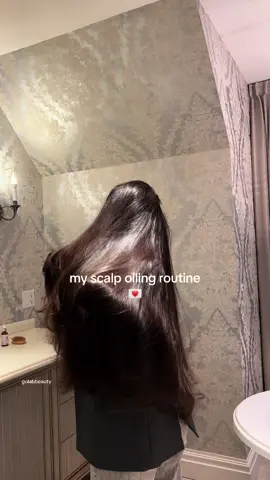 I can never skip a scalp oiling day 🥹💗 #hairgrowth #hairgrowthtips #hairgrowthjourney #hairlossjourney #haircare #hairtransformation #hair #longhair #hairtok #hairgrowthoil #rosemaryoil 