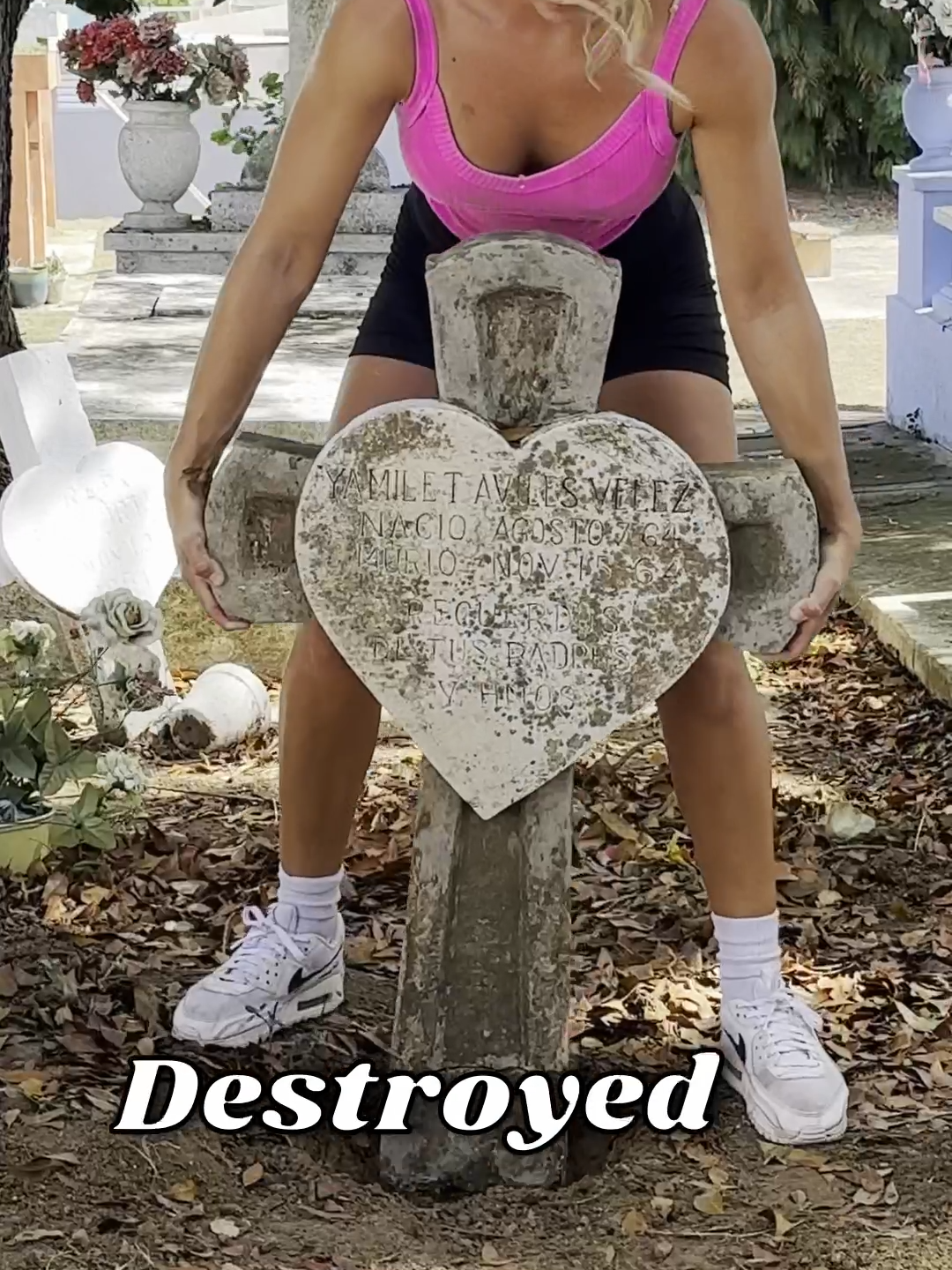 Cleaning a Destroyed Baby's Grave For Free