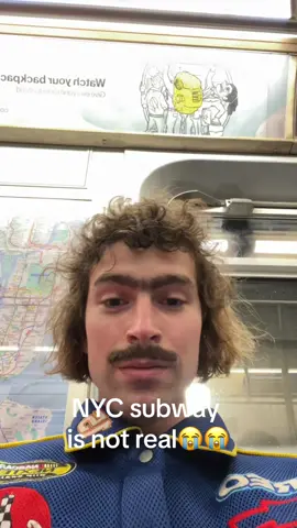 i was trying to hold it together 😫😫 #fyp #subway #feverdream #nyc #simulation #real #train #comedy