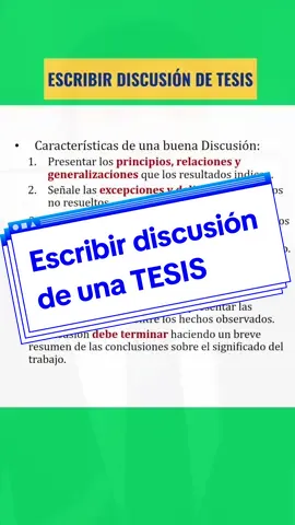 escribir la discusión de una tesis  #tesis  #investigación  #investigación  #redacción #monografia  #proyectodetesis  #proyectodegrado 