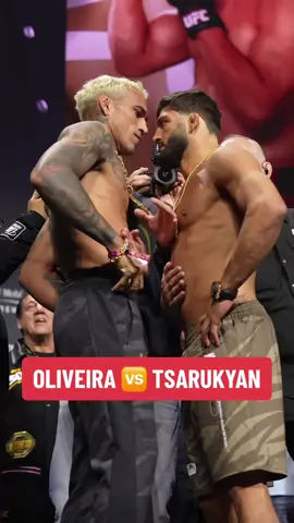 #CharlesOliveira and #ArmanTsarukyan will battle for the No. 1 contender spot at #UFC300 #combatsports #faceoff #UFC 