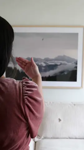 It’s so nice to see how this beautiful frame called “Early Bird” by @harvestartgallery turned out really well in our living room.  We love to contemplate the forests, sky and that  lonely bird, flying freely through the immensity. Very inspirational.  #harvestartgallery, #homedecor #galleryart #Home #decor #decorideas #decoration