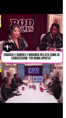 O jogador Endrick e sua namorada participaram do podcast PodDelas e na entrevista relataram como ambos se conheceram “foi através de uma aposta.”  🎥PodDelas  #endrick #palmeiras #entretênews #bloguenews 