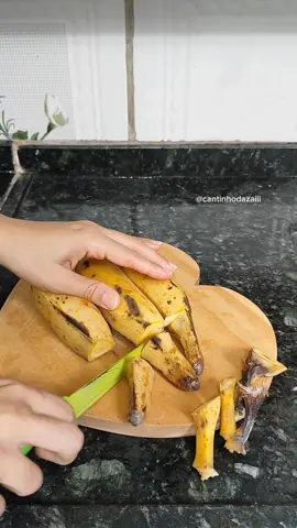 eu amo uma banana da terra assim 😍😋  #banana #receitas #cozinhando  #comida #viral #fypシ 