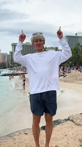 ハワイに来たぞー🌺🤙 #後ろよく見て