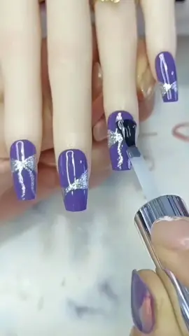 #nails #trendnails2024 #nailart #nailtech #nailtutorial #naildesigns #diynailsathome #nailsartvideos #purplenails 