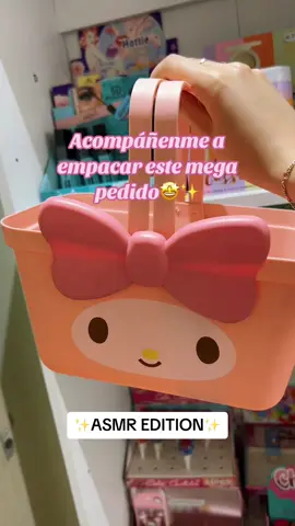 Empacando pedidos 💗 #asmr #maquillaje #productos #aesthetic #parati #kawai 