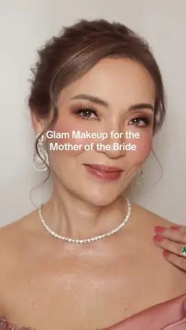 Glam Makeup for the Mother of the Bride #motherofthebride #motherofthebridemakeup #makeup #wedding #MomsofTikTok #mom 