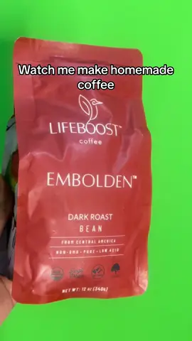 The dark roast coffee beans by Embolden has been something that I can’t get enough of lately. It comes is ground or the beans. Click the orange shoping cart to order #embolden #coffeebeans #TTSACL 