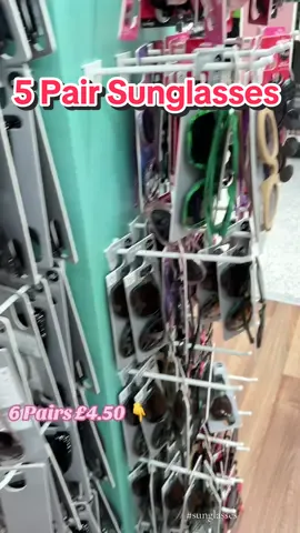 SUNGLASSES DEAL 6 pairs for £4.50 🕶️😎 #sunglasses #sunglassesdeal #sunglassesdupe #sunhlassessale #sunglasses2024 #sunglassesoffer #sunglassestrend #sunglassesdrop #sunglassesseason 