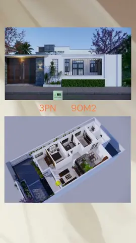 mẫu nhà nhỏ đẹp cho vợ chồng trẻ với diện tích vừa đủ cùng với đồ dùng nội thất nhưng thiết kế thông minh sẽ mang đến mái ấm tuyệt vời. #xaynhatrongoi #xaynha #viral #maunhadepthucte #nhadep #maunhadep #nhagiare #thietkenhadep #xuhướngnăm2024 #2024 #viralvideo 