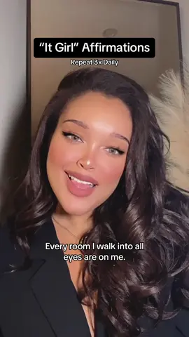 Come back and say these affirmations with me daily and watch how insanely magnetic you become to all of your desires. Self concept + confidence affirmations are truly game changing. #affirmations #manifestation #luckygirlsyndrome  #luckygirlaffirmations #itgirl #becomingthatgirl #manifestbeauty #manifestlove #lawofassumption 