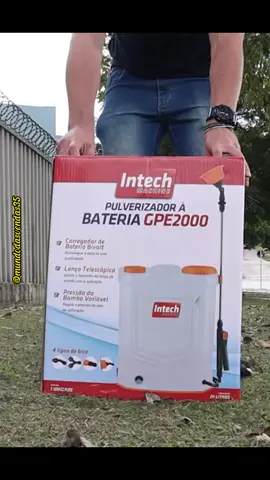 Pulverizador Costal A Bateria 12v 20 Litros Intech #pulverizador #pulverizadoragricola #pulverizadoreletrico