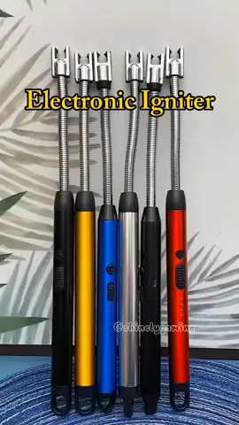 Electronic Igniter Windproof Safe Rechargeable flameless Lighter  #igniter #electriclighter #kitchentools #rechargeablelighter #TikTokPromote 