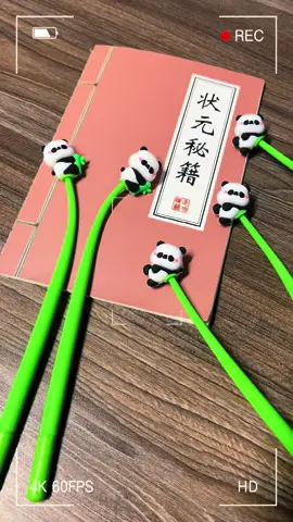 Bút gel lắc gấu trúc silicon dễ thương, bút gấu bập bênb#vanphongpham #butbicute #butxuhuong #topbutdethuong 