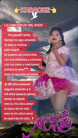 #muñequita #milly  ❤🇵🇪🇧🇴🥰  #karaoke #❤🇵🇪💯👍  #pista🎤🇵🇪 