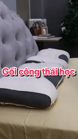 Chiếc gối giúp đỡ đau nhức phần cổ vai gáy các bác đã thử chưa? #annhubedding #goicongthaihoc 