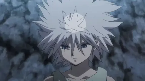 ⚡Killua⚡ A definição de amizade e poder,lutando em seu auge total. #hunterhunter  #killuazoldyck 