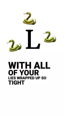🐍L🐍#L #fackefriend #friend #facke #ihateyou #🐍 #edit #fyp 