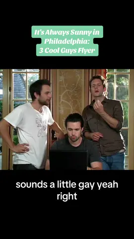 Three Cool Guys Bicep Flyer - It’s Always Sunny in Philadelphia #itsalwayssunnyinphiladelphia #itsalwayssunny #trending #funny #funnyvideos #tiktokshop #robmcelhenney #men #cool #guys 