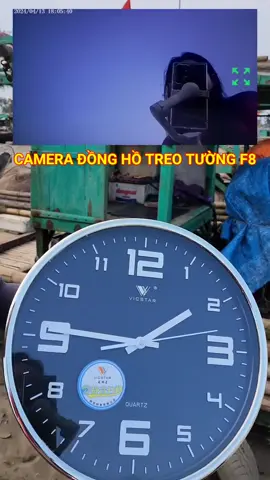 Camera Đồng Hồ Treo Tường Xem Từ Xa F8 Thiết Bị Camera An Ninh Giúp Bảo Vệ An Ninh Tài Sản Từ Xa An Toàn #cameradonghotreotuong #cameranguytrang #cameraanninh #mua24h 