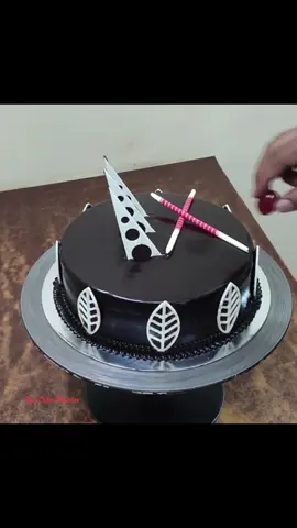 Chocolate Garnish Cake#cakedecorating #الشعب_الصيني_ماله_حل😂😂 #usa #germany #pastry #france #asmr #tiktok #foryou #chocolate 
