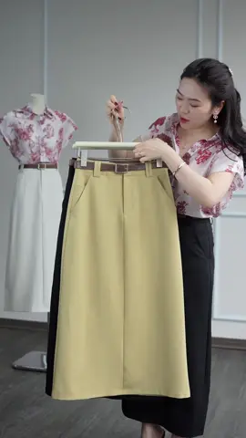 Chân váy bút chì A siêu xinh nhà em. #levananhfashion #thoitrangcongso #xuhuong 