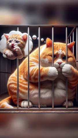 Poor family… #catsoftiktok #cat #ai #aiart #poorcat #chubby 