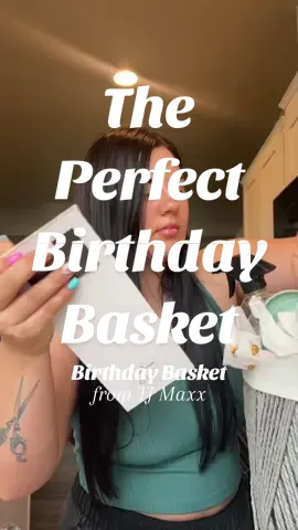 & she loved it 😍 @TJ Maxx #birthday #tjmaxx #basket #goodies #present #fyp #fypシ 
