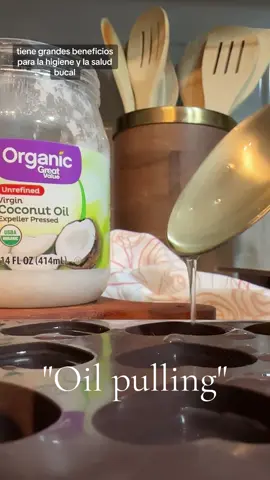 Cubitos de aceite de coco para oil pulling✨🫶🏻 #oilpulling #oilpullingbenefits #oilpullingforteeth #aceitedecoco #coconutoil #coconutoilpulling 