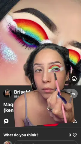 Quick Tutorial on how I recreated this look #princessjasminemua #autismawareness #makeup #latinamua 