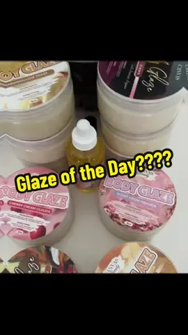 @CANVAS BEAUTY BRAND Hardest decision of my day is choosing my glaze of the day!!! Which did I choose?  #tiktokshop #canvasbeautybrand #bodyglazereview 